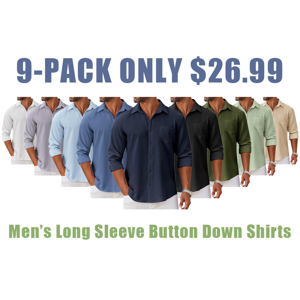 Men’s Long Sleeve Button Down Shirts