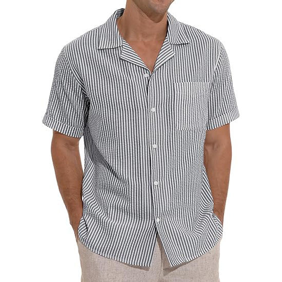 Men's Striped Summer Shirt