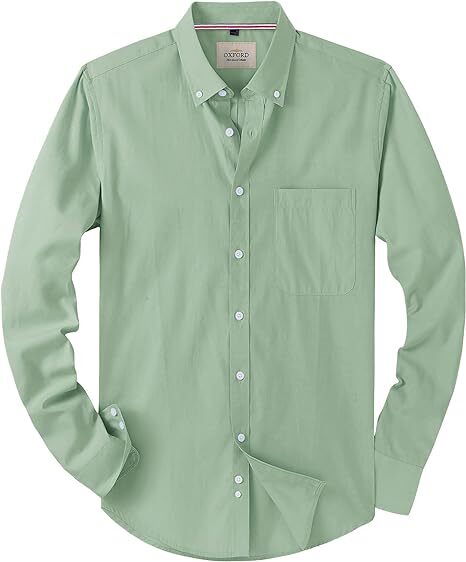 Men‘s Oxford Shirt Long Sleeve Button Down Shirts