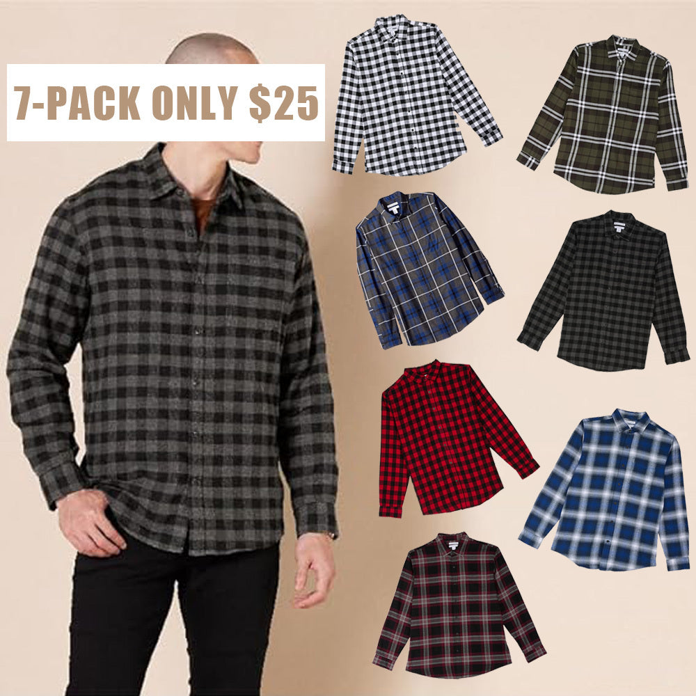 Men's Long-Sleeve Flannel Shirt
