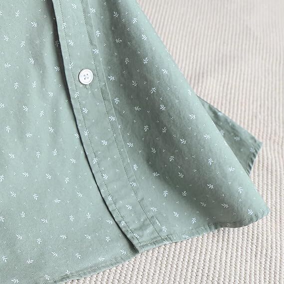 Men’s Short Sleeve Button Down Shirts 100% Cotton