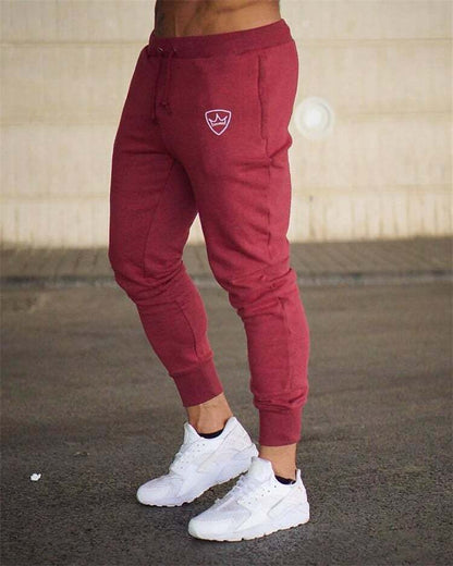 Men's Sports Track Pants Pants Geometric Pattern Cotton Blend Mid Waist ArmyGreen Black Gray Khaki Dark Gray M L XL XXL 3XL