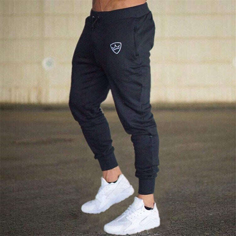 Men's Sports Track Pants Pants Geometric Pattern Cotton Blend Mid Waist ArmyGreen Black Gray Khaki Dark Gray M L XL XXL 3XL
