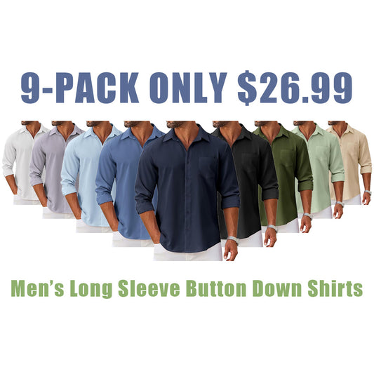 Men’s Long Sleeve Button Down Shirts
