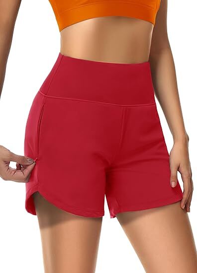 Super High Waisted Back Pocket & Side Hidden Pocket 2-in-1 Yoga Shorts