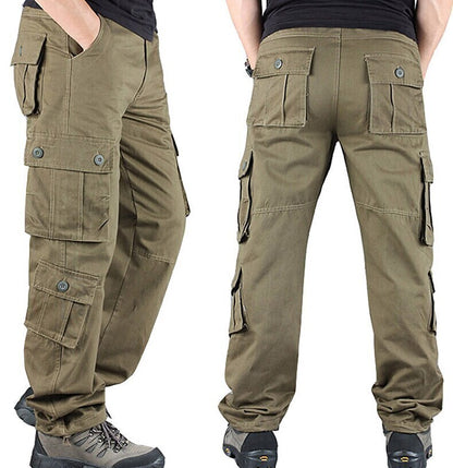 Men's Military Work Pants Hiking Cargo Pants Tactical Pants 8 Pockets Outdoor Ripstop Quick Dry Multi Pockets Breathable Cotton Combat Pants / Trousers Bottoms Army Green Black Blue Khaki