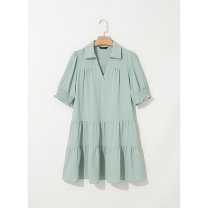 Unveil Your Feminine Grace: The Enviable Sweetness Sage Mini Dress