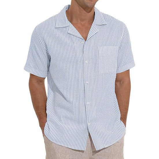 Men's Striped Summer Shirt