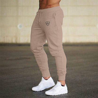 Men's Sports Track Pants Pants Geometric Pattern Cotton Blend Mid Waist ArmyGreen Black Gray Khaki Dark Gray M L XL XXL 3XL