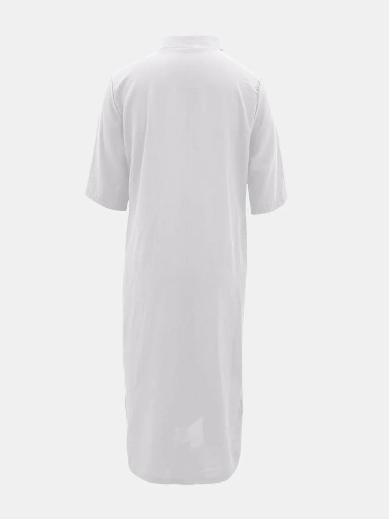 💕50% OFF - Linen Casual Style V-Neck Dress