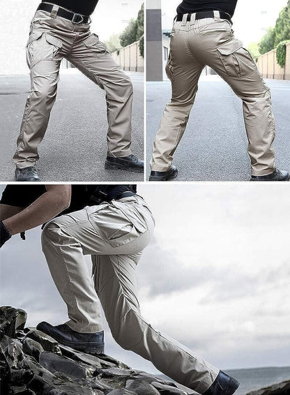 (7 Pants)  Men's Outdoor Tactical Pants Rip Stop Lightweight Waterproof Military Combat