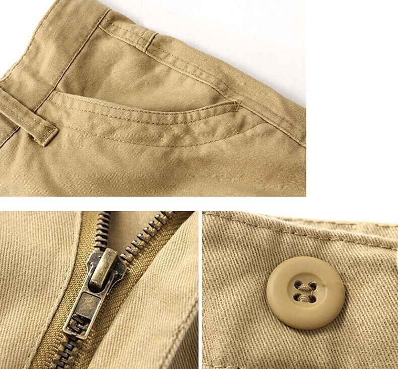 Men's Military Work Pants Hiking Cargo Pants Tactical Pants 8 Pockets Outdoor Ripstop Quick Dry Multi Pockets Breathable Cotton Combat Pants / Trousers Bottoms Army Green Black Blue Khaki