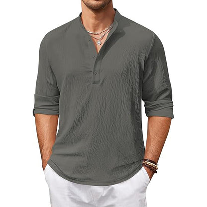 Men's Casual Shirts Long Sleeve T Shirts