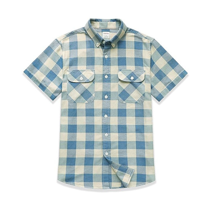 Men’s Short Sleeve Button Down Shirts 100% Cotton