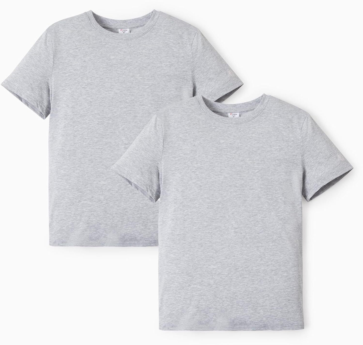 White Basic Crewneck Short Sleeve Cotton Polyester Water Repellent Tops T Shirts Tee for Men Women