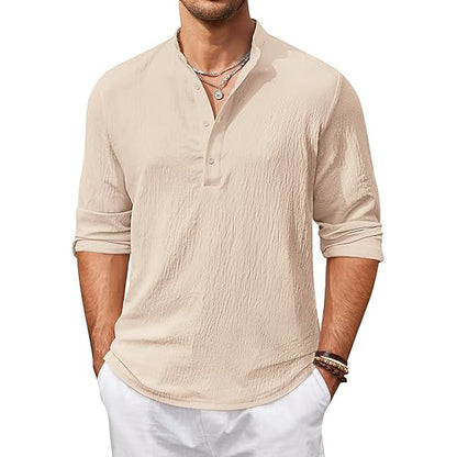 Men's Casual Shirts Long Sleeve T Shirts