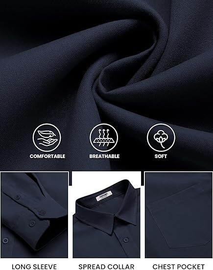 Men’s Long Sleeve Button Down Shirts