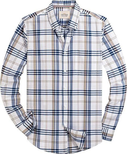 Men‘s Oxford Shirt Long Sleeve Button Down Shirts