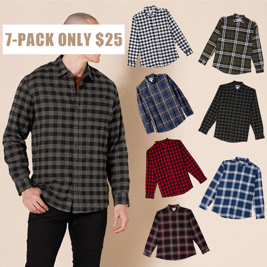 Men's Long-Sleeve Flannel Shirt