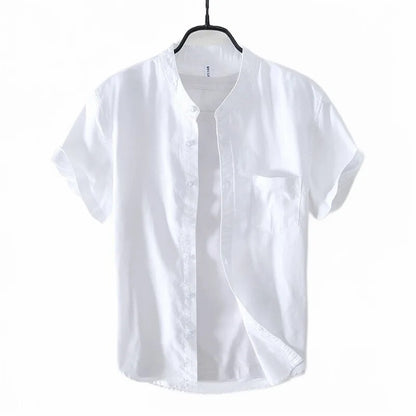 Linen-Blend Shirt