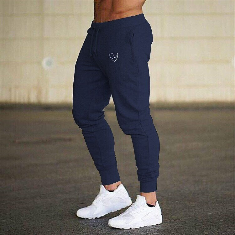 Men's Sports Track Pants Pants Geometric Pattern Cotton Blend Mid Waist ArmyGreen Black Gray Khaki Dark Gray M L XL XXL 3XL