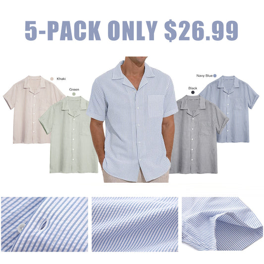 Men's Striped Summer Shirt