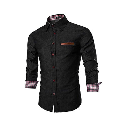 Men's Casual Long-Sleeve Button Down Shirts