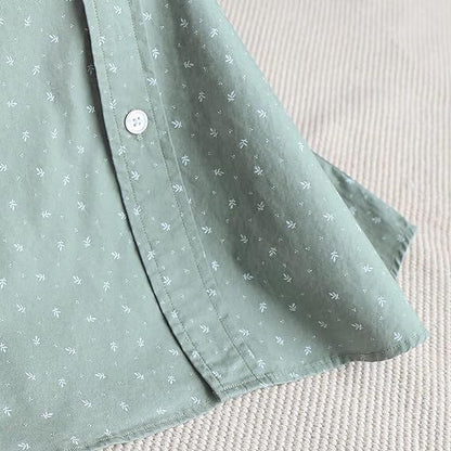Men’s Short Sleeve Button Down Shirts 100% Cotton