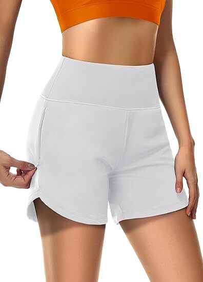 Super High Waisted Back Pocket & Side Hidden Pocket 2-in-1 Yoga Shorts