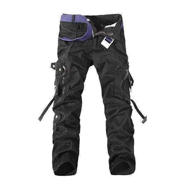 Men's Cargo Pants Hiking Pants Trousers Work Pants Military Outdoor Ripstop Breathable Zipper Pocket Multi Pockets Pants / Trousers Bottoms Dark Khaki Turk Green Cotton Hunting Fishing Climbing 28 29