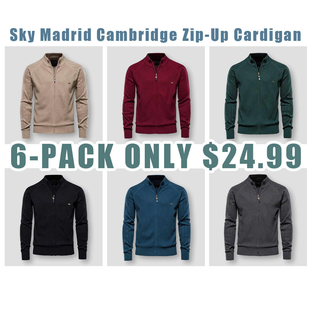 Sky Madrid Cambridge Zip-Up Cardigan